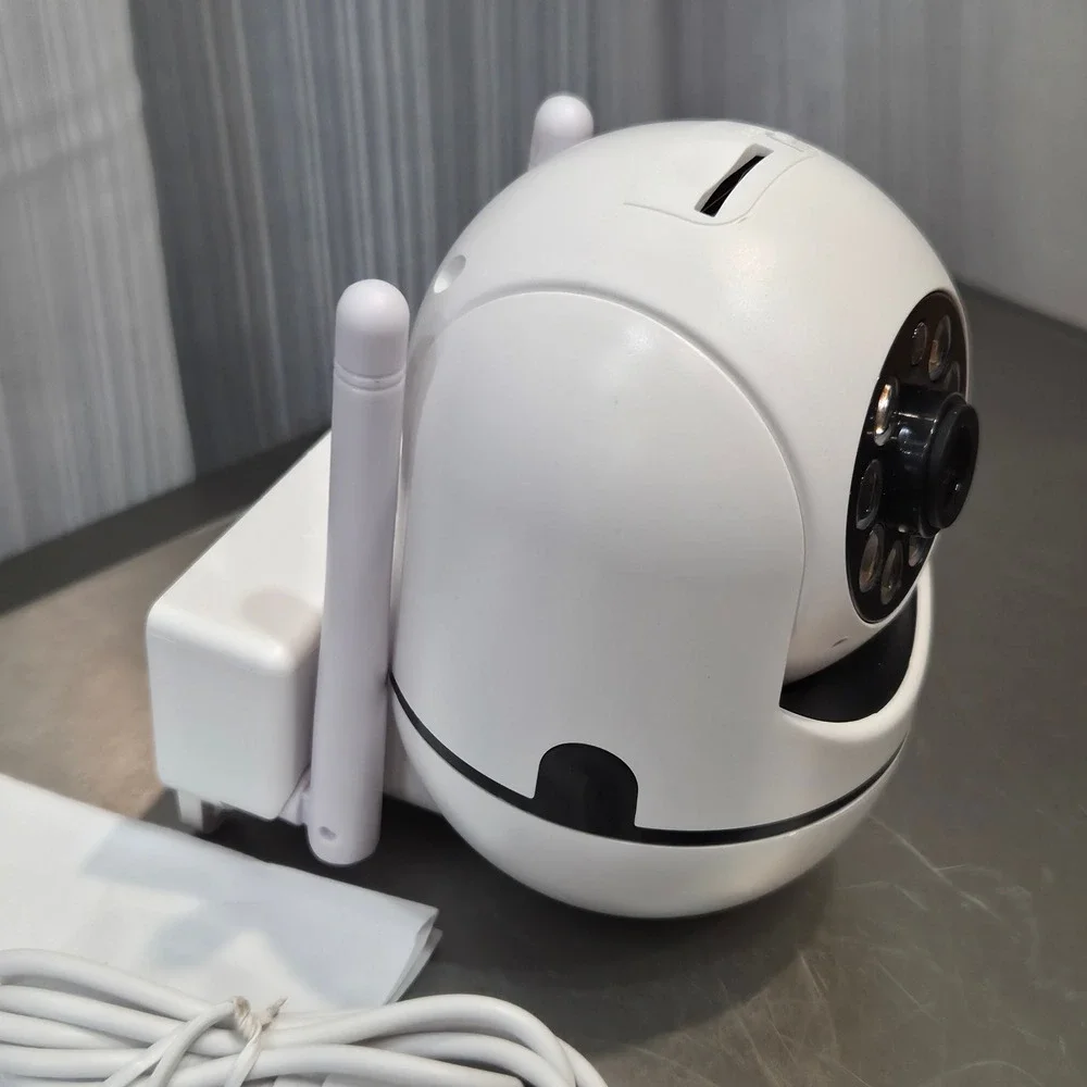 ICam365 Q101 Smart WiFi Security Camera White Wireless IP Dome Night Vision New